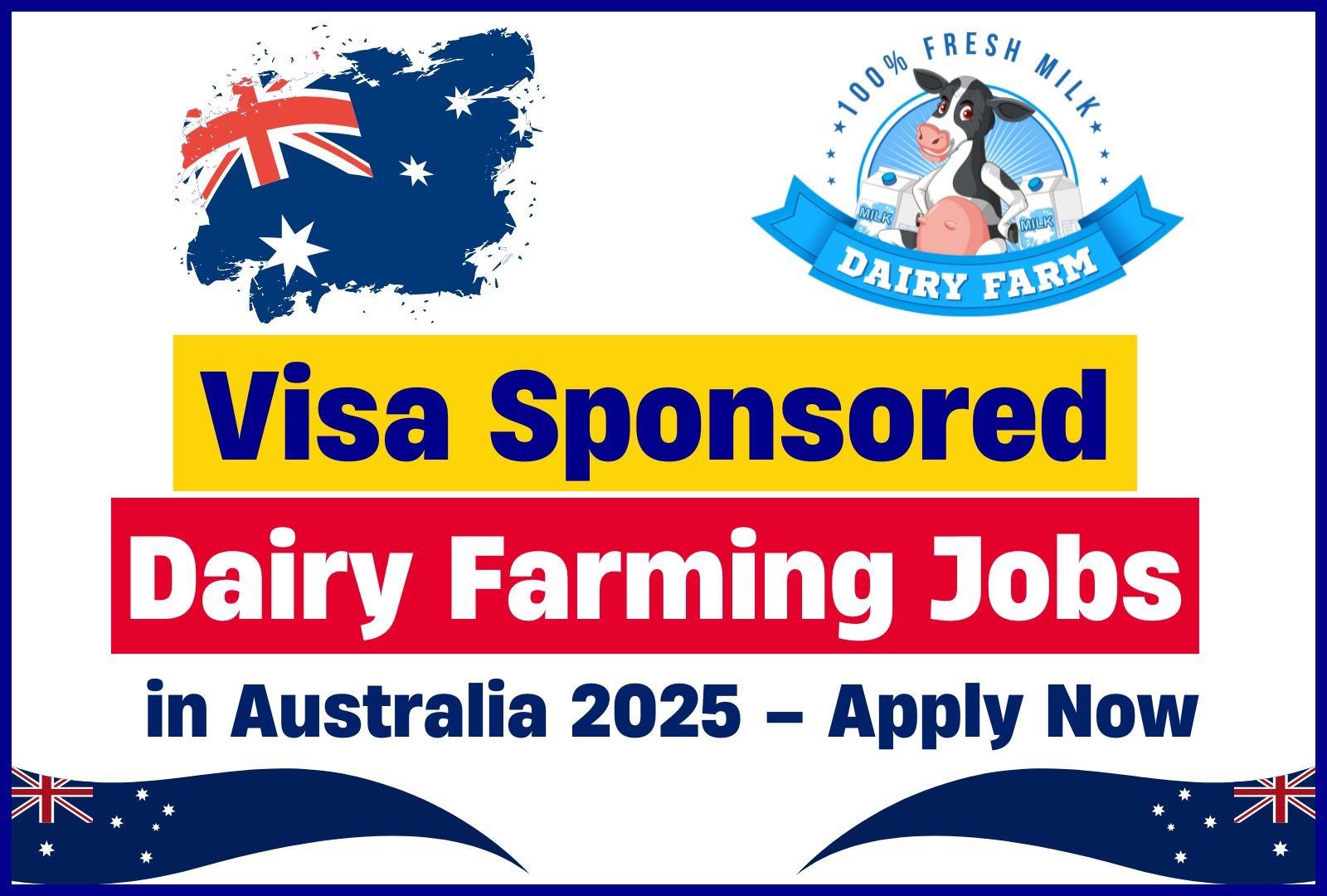 Dairy Farming Jobs in Australia with Visa Sponsorship