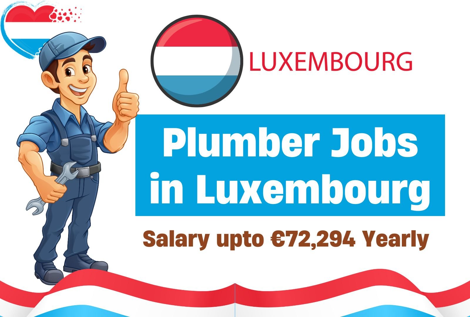 Plumber Jobs in Luxembourg 2025 – Apply Now