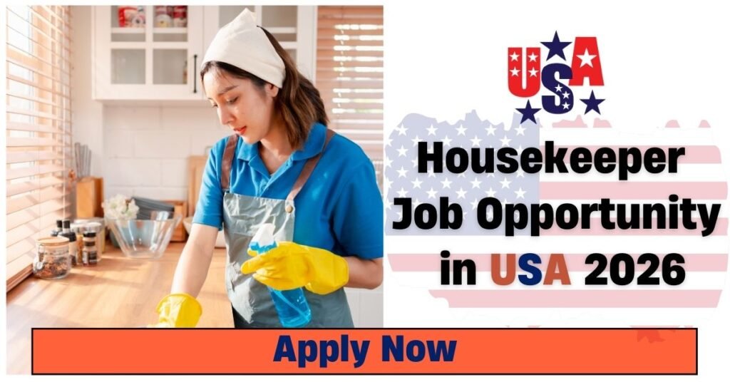 Housekeeper Job Opportunity in USA 